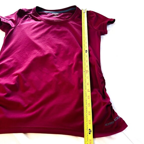 ExOfficio Women’s Micria Cap Sleeve Burgundy Size Medium - Picture 9 of 9